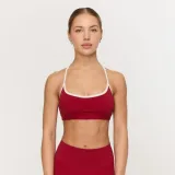 Спортен сутиен Varsity Red - GymBeam - Размер: XS | Тегло: 0,076 g | Опаковка: 130 · záber 1