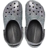 Kroksy (rekreačná obuv) CROCS Classic Glitter Clog black multi · záber 4