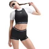 Dámske tréningové tielko UNDER ARMOUR HeatGear Mesh Tank-BLK · záber 1