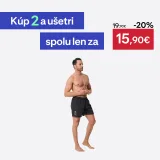 DECATHLON Pánske šortkové plavky Basic čierne M · záber 1
