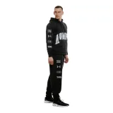 Pánská zateplená mikina s kapucí UNDER ARMOUR UA Essential Flc Nov Hood-BLK · záber 3