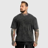 Oversized tričko Iron Aesthetics Heritage, washed black · záber 5