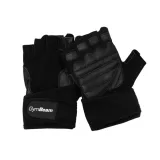 Фитнес ръкавици Pro WristWrap Black - GymBeam - Размер: S | Тегло: 0,076 g | Опаковка: 125 · záber 1