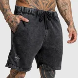 Pánské kraťasy Iron Aesthetics X Washed, černé · záber 1