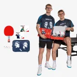 TIBHAR Súprava Lebrun na stolný tenis (1 raketa + obal + 3 loptičky + 2 karty) bez · záber 2