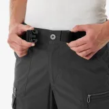 QUECHUA Pánske kapsáčové turistické nohavice NH500 sivé 2XL (L34) · záber 2
