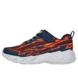 Chlapecká rekreační obuv SKECHERS S Lights Light Storm 2.0 K navy orange · záber 3