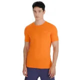 Pánské běžecké tričko s krátkým rukávem 4F TSHIRT FNK-WSS25TFTSM1262-70S-ORANGE · záber 1