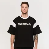 Тениска Premium Heavyweight Varsity Black - GymBeam - Размер: S | Тегло: 0,5912 g | Опаковка: 23 · záber 1