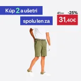 INESIS Pánske golfové chino šortky MW500 kaki M · záber 1