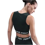 Dámske tréningové tričko bez rukávov NIKE PRO DF CROP TANK SEAWEED WHITE · záber 2