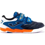 Chlapecké fotbalové kopačky halové JOMA Cancha 2403 K IC navy blue royal blue · záber 2