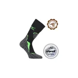 Túrázó zoknik VOXX Merino-Dualix-Black · záber 2