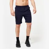 DOMYOS Pánske fitness šortky s vreckami na zips modro-čierne 2XL · záber 1