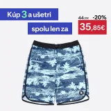 DECATHLON Chlapčenské boardové šortky 500 View modré 14-15 r (161-172 cm) · záber 1