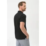Pánské polo tričko s krátkým rukávem VOLCANO NIKOS-700-BLACK · záber 2