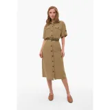 Dámské šaty VOLCANO HANA-102-BEIGE · záber 3