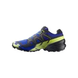 Pánska bežecká trailová obuv SALOMON Speedcross 6 M bluing black acid lime · záber 3