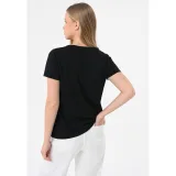 Dámské tričko s krátkým rukávem VOLCANO T-LETTE-BLACK · záber 2