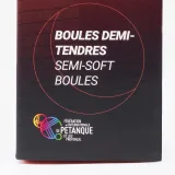GEOLOGIC 3 súťažné petangové gule Sigma, polo-mäkké 75 mm 690 hladká · záber 2