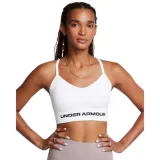 Dámská sportovní tréninková podprsenka UNDER ARMOUR Vanish Seamless Low Bra-WHT · záber 1