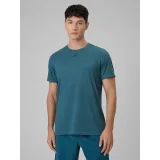 Pánské tréninkové tričko s krátkým rukávem 4F TSHIRT FNK M1786-41M-GREEN MELANGE · záber 2