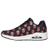 Dámská rekreační obuv SKECHERS Uno Say It Loud black red · záber 3