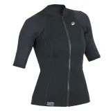 DECATHLON Dámsky neoprénový top Yulex 100 1,5mm proti UV žiareniu s krátkym rukávom čierny M · záber 2