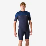 DECATHLON Pánska krátka kombinéza 500 strečová z neoprénu na surfovanie modrá XS · záber 1