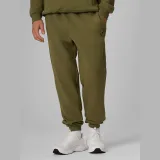Teplákové nohavice joggery pánske - khaki - Pohlavie: Pánske · záber 2