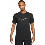 Pánske tréningové tričko s krátkym rukávom NIKE M NK DF TEE HBR BLACK WHITE · záber 1