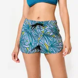DECATHLON Šortkové plavky Tini Flow fialovo-modré S · záber 1