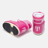 Dámske nízke zimné topánky MOON BOOT MB ICON LOW NYLON J003 BOUGAINVILLEA - Pohlavie: Zeny · záber 4