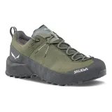 Pánská nízká turistická celokožená obuv SALEWA Wildfire Leather 2 GTX M faded green black · záber 2