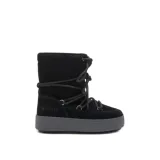 Dívčí kotníkové zimní boty MOON BOOT JTRACK SUEDE, 003 black · záber 1