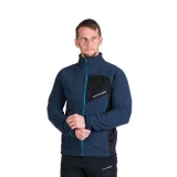Pánská turistická fleece mikina se zipem NORTHFINDER FULVIO-612navyblack · záber 1