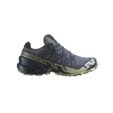 Pánská běžecká trailová obuv SALOMON Speedcross 6 GTX M grisaille carbon tea · záber 2