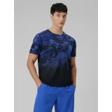 Pánské tréninkové tričko s krátkým rukávem 4F TSHIRT FNK M1787-36A-COBALT ALLOVER · záber 2