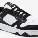 DECATHLON Pánske kožené tenisky CJ80 bielo-čierne 45 · záber 2