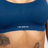Športová podprsenka Iron Aesthetics Shape, modrá midnight · záber 3