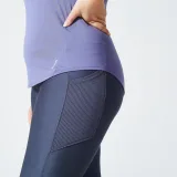 DOMYOS Dámske tričko 120 na fitnes modré L-XL · záber 2
