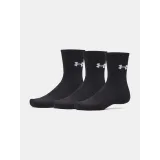 Ponožky UNDER ARMOUR 3 PACK-UA Performance Cotton Crw-BLK · záber 2