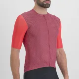 Pánský cyklistický dres s krátkým rukávem SPORTFUL Checkmate jersey, pompelmo mulled grape · záber 4