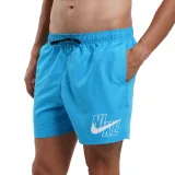 Pánske plavky NIKE SWIM Logo Lap 5 inch-406 Laser blue - Farba: modrá · záber 3