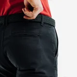 INESIS Pánske golfové bavlnené chino nohavice MW500 čierne 2XL (L34) · záber 2