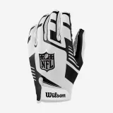 WILSON WILSON NFL Stretch-Fit rukavice na americký futbal bielo-čierne Unique size · záber 1