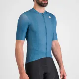 Pánský cyklistický dres s krátkým rukávem SPORTFUL Checkmate jersey, blue sea berry blue · záber 4