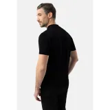 Pánské polo tričko s krátkým rukávem VOLCANO O-MORO-BLACK · záber 3