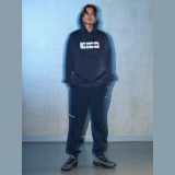 Teplákové nohavice joggery pánske - tmavomodré · záber 5