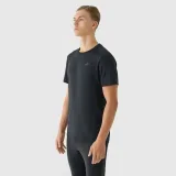 Pánské tréninkové tričko s krátkým rukávem 4F TSHIRT FNK M1343-20S-DEEP BLACK · záber 3